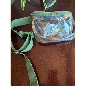 Herschel Fifteen Clear Camouflage Fanny Pack Festival Bag 💚🖤💚🖤